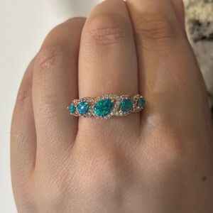Blue Opal Ring